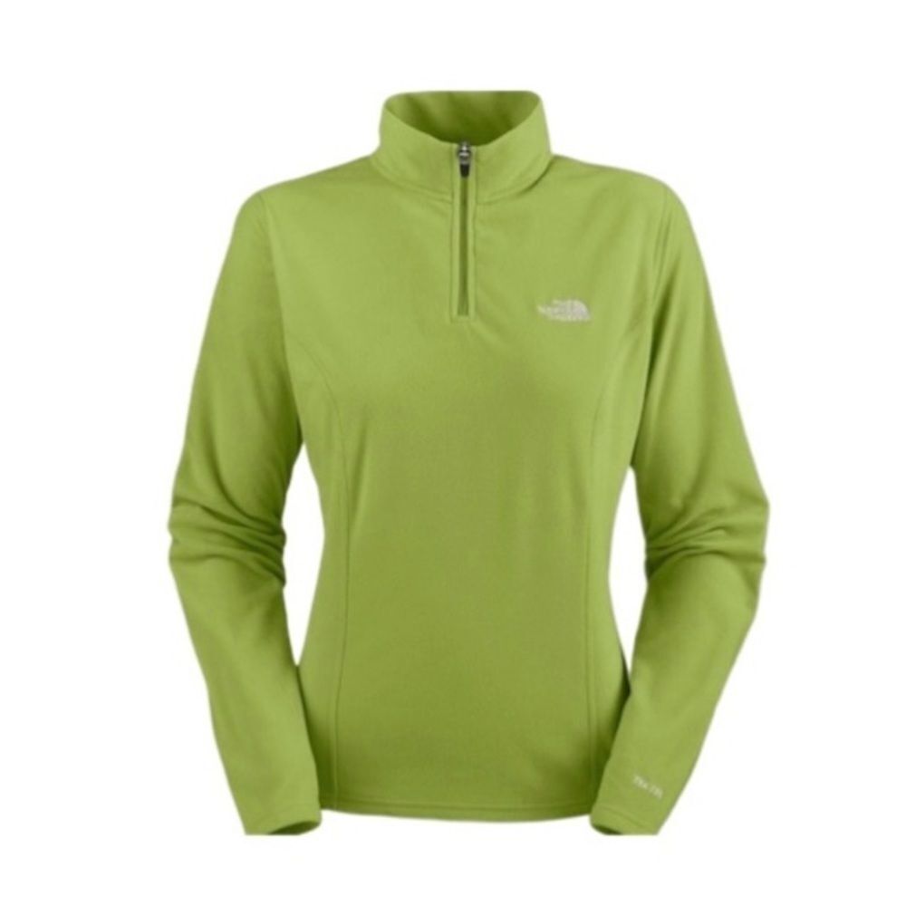 North Face Green Fleece Pullover Sweatshirt M